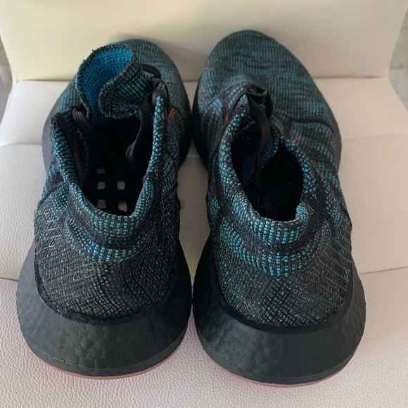 Adidas PureBoost Go Mens Size 12 Cyan Athletic Running Shoes Sneakers 121522550 - Picture 7 of 10